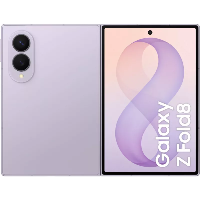 Samsung Galaxy Z Fold8 5G Dual SIM 256GB 12GB RAM Lavender - 7,6 collu salokāms viedtālrunis