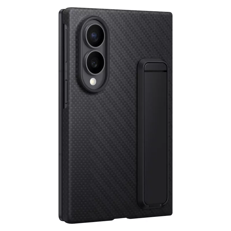 Samsung Galaxy Z Fold8 Carbon statīva vāciņš ar balstu – melns, EF-XF971SBEGWW
