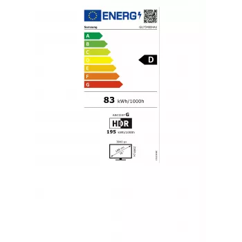 Samsung GU75M80HAUXZG 75 collu 4K Ultra HD LED viedtelevizors (Tizen, HDR10+, 20W skaļruņi, VESA 400x300)
