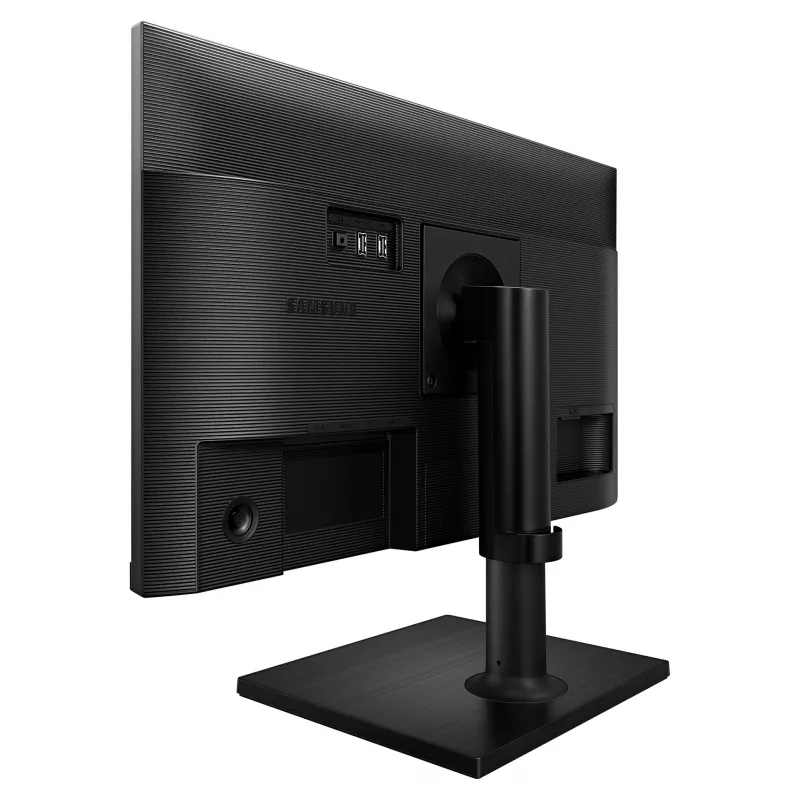 Samsung LF24T450FQRXEN 24 inch Full HD IPS monitors - 1920x1080, 75Hz, 5ms, 2xHDMI, DisplayPort, USB Hub, augstuma regulēšana, pagriešana, melns