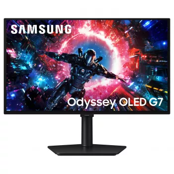 Samsung LS27HG702SUXEN 27 collu 4K UHD OLED spēļu monitors, 165Hz, 0.03ms, HDR, augstuma regulēšana, pagriešana, VESA