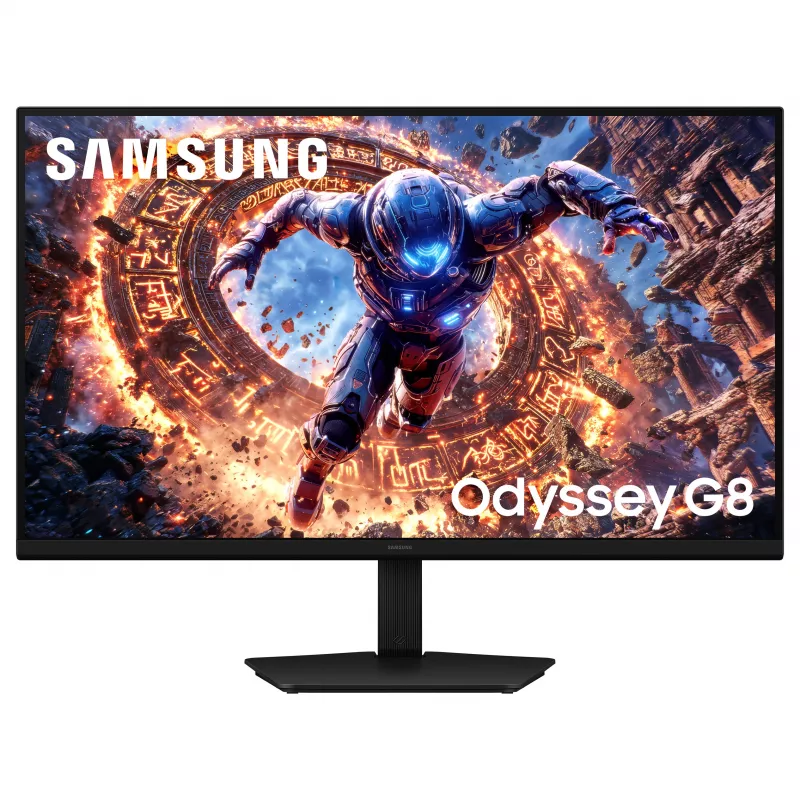 Samsung LS32HG806ESXEN Odyssey G8 32 collu 6K Ultra HD IPS 1ms 330Hz HDR monitors ar USB centrmezglu, pagriežams, augstuma regulējams