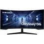 Samsung Odyssey G5 C34G55TWWU 34 collu Ultra WQHD izliekts spēļu monitors - 165Hz, 1ms, FreeSync Premium, melns