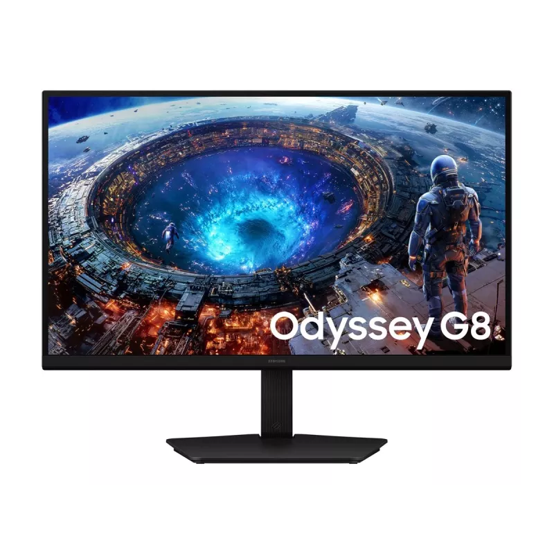 Samsung Odyssey G8 G80HF 27 collu 5K Dual-Mode spēļu monitors, OLED, 180Hz, 1ms, HDMI, DP, USB Hub, Melns
