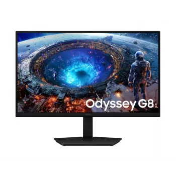 Samsung Odyssey G8 G80HF 27 collu 5K Dual-Mode spēļu monitors, OLED, 180Hz, 1ms, HDMI, DP, USB Hub, Melns