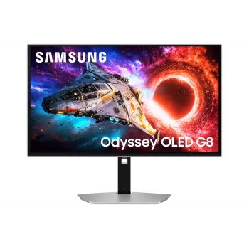 Samsung Odyssey OLED G8 S27HG800SU - G80SH sērija - 27 collu 4K UHD spēļu monitors, 240Hz, 0,03ms, QD-OLED, DisplayHDR 400 True Black, AMD FreeSync Premium Pro