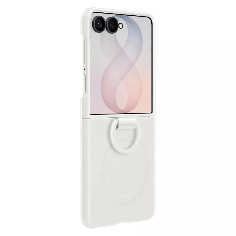 Samsung silikona gredzena magnētiskais vāciņš Galaxy Z Flip8, balts