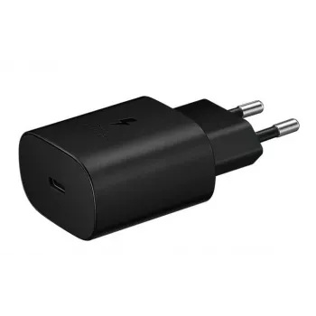 Samsung ceļojumu adapteris TA800 25W USB-C PD PPS sienas lādētājs, melns