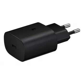 Samsung USB-C Power Adapter EP-TA800EBE 25W Super Fast Charging - Melns