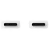 Samsung USB-C to USB-C kabelis (3A, 1,8m) Balts