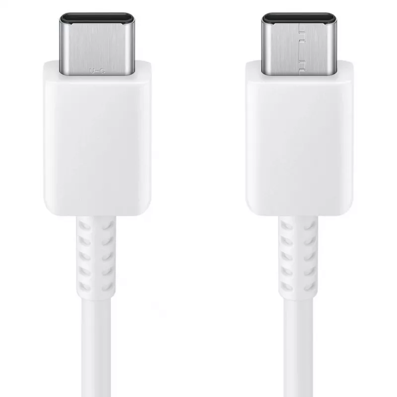 Samsung USB-C to USB-C kabelis (3A, 1,8m) Balts