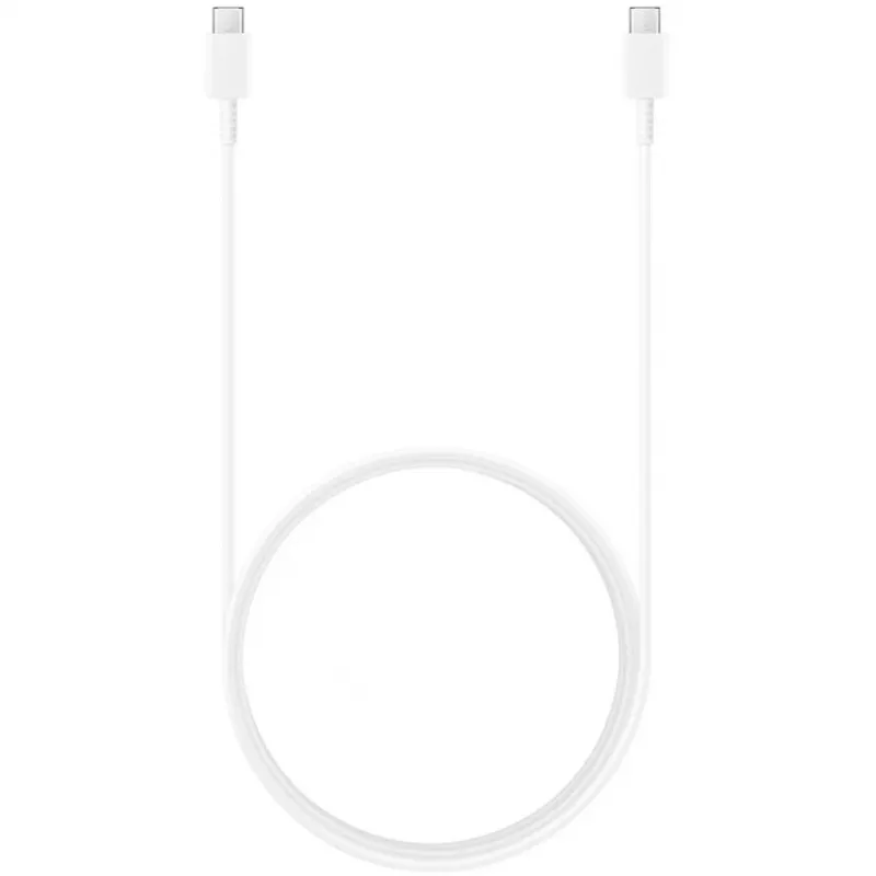 Samsung USB-C to USB-C kabelis (3A, 1,8m) Balts