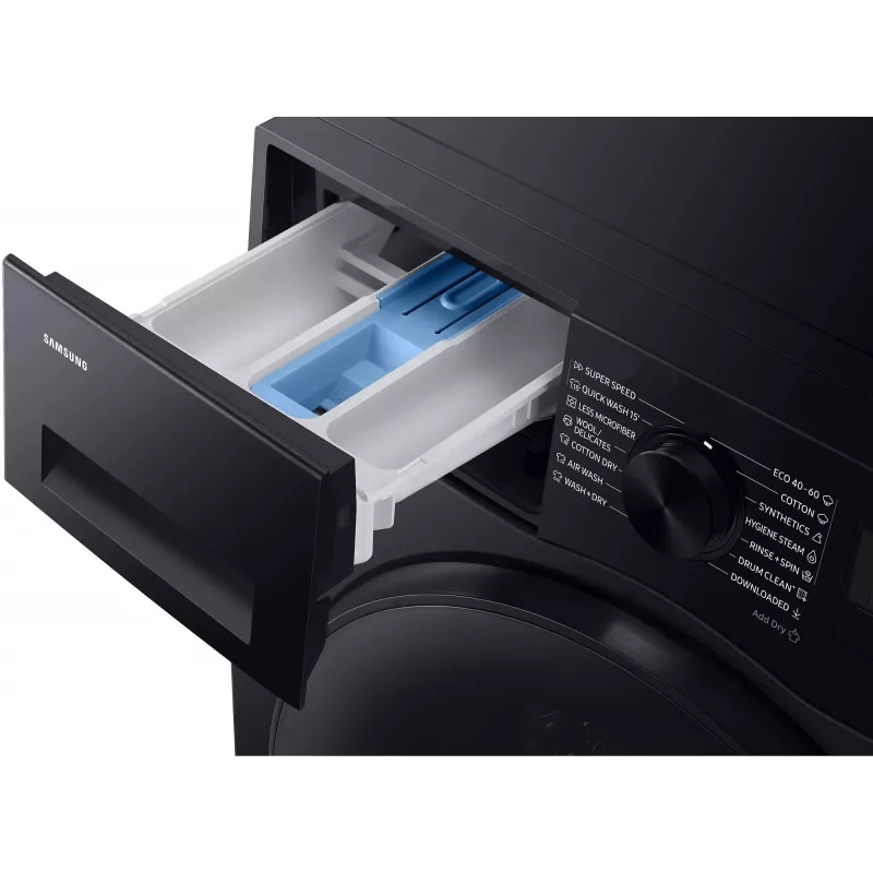 Samsung WD90HG5U34BBLE 9kg/6kg veļas mazgājamā mašīna ar žāvētāju, EcoBubble, 1400 apgr./min, balta