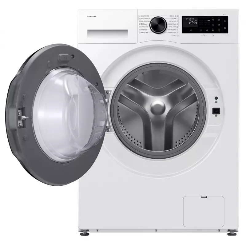 Samsung WD90HG5U34BELE veļas mazgājamā mašīna ar žāvētāju, 9 kg mazgāšana / 6 kg žāvēšana, 1400 apgr./min, balta