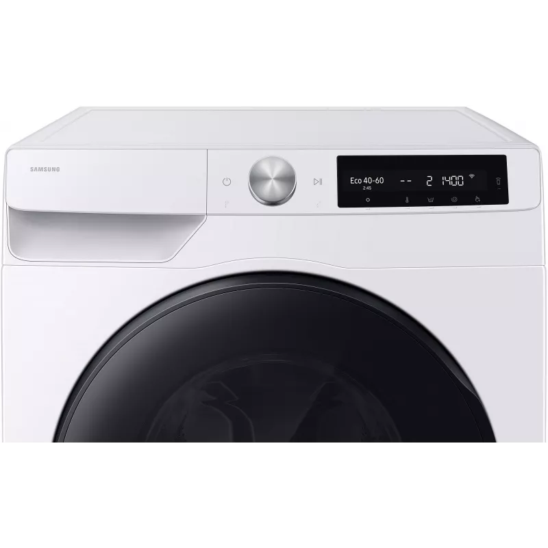 Samsung WD90HG6U94BEU4 Brīvi stāvoša veļas mazgājamā mašīna ar žāvētāju, 9 kg mazgāšana / 6 kg žāvēšana, 1400 apgr./min, EcoBubble, balta