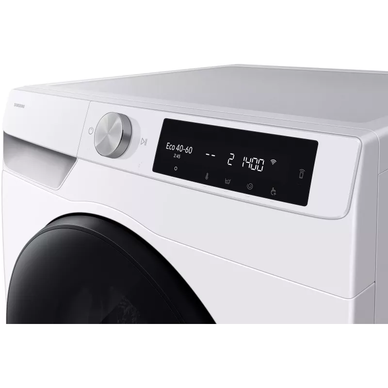 Samsung WD90HG6U94BEU4 Brīvi stāvoša veļas mazgājamā mašīna ar žāvētāju, 9 kg mazgāšana / 6 kg žāvēšana, 1400 apgr./min, EcoBubble, balta