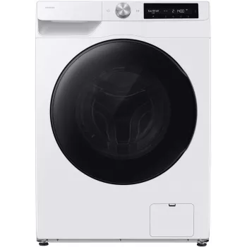 Samsung WD90HG6U94BEU4 Brīvi stāvoša veļas mazgājamā mašīna ar žāvētāju, 9 kg mazgāšana / 6 kg žāvēšana, 1400 apgr./min, EcoBubble, balta
