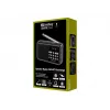 SANDBERG Speaker Radio FM+BT uzlādējams pārnēsājams Bluetooth skaļrunis ar FM radio, AUX, USB, MicroSD, 6W, melns