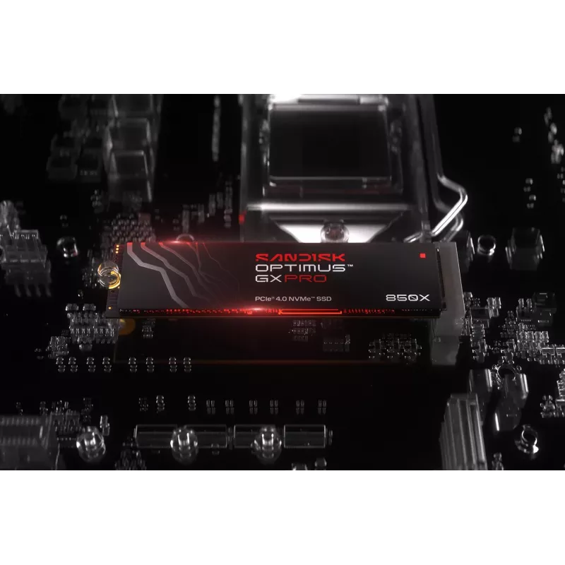 SanDisk 2TB M.2 NVMe PCIe 4.0 iekšējais SSD - 7300MB/s lasīšana, 6600MB/s rakstīšana