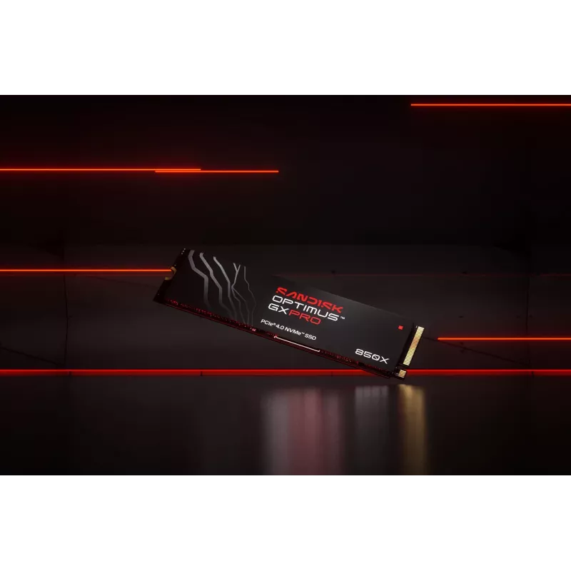 SanDisk 2TB M.2 NVMe PCIe 4.0 iekšējais SSD - 7300MB/s lasīšana, 6600MB/s rakstīšana