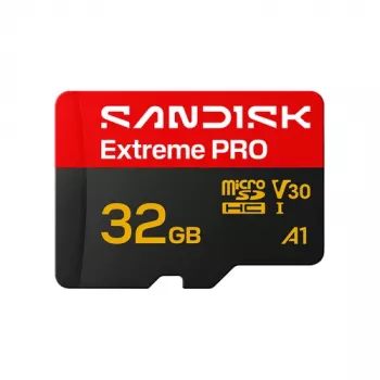 SanDisk Extreme PRO microSDHC 32GB UHS-I U3 V30 atmiņas karte ar nolasīšanas ātrumu līdz 100 MB/s