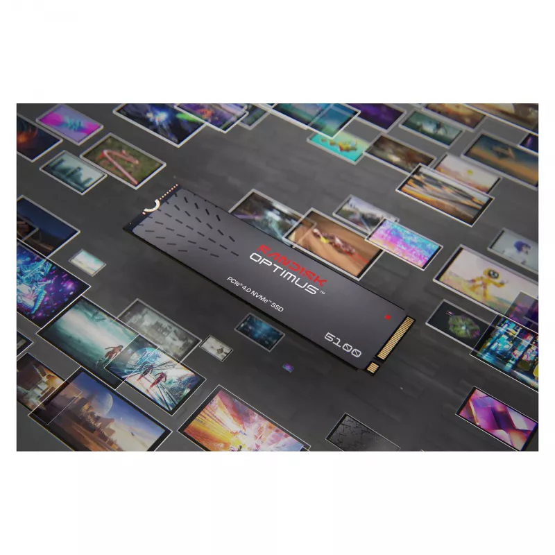 SanDisk Optimus 5100 2TB M.2 2280 PCIe 4.0 NVMe iekšējais cietvielu disks