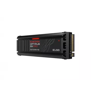 SanDisk Optimus GX PRO 8100 2TB M.2 2280 PCIe Gen5 x4 NVMe SSD ar integrētu radiatoru
