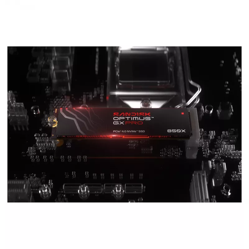 SanDisk Optimus GX PRO 850X 4TB M.2 2280 NVMe PCIe 4.0 SSD ar TCG Opal šifrēšanu