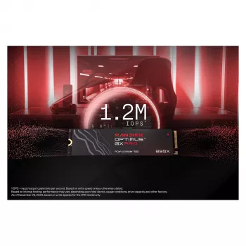 SanDisk Optimus GX PRO 850X 8TB M.2 2280 PCIe Gen4 x4 NVMe SSD ar AES 256 bitu šifrēšanu