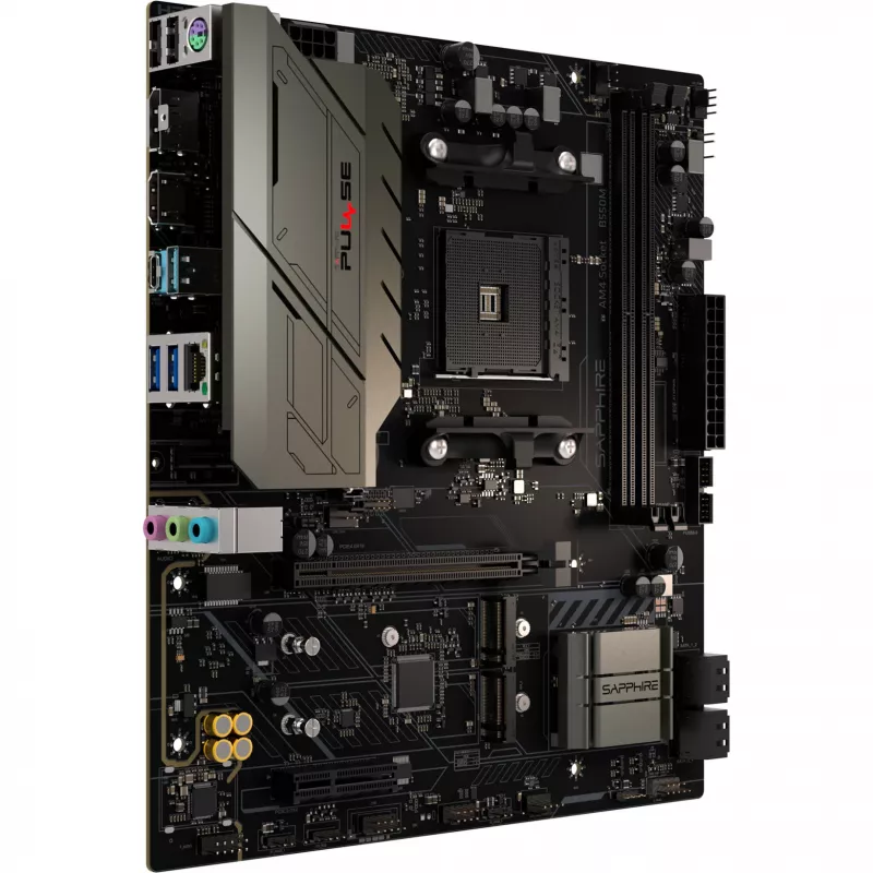 SAPPHIRE PULSE B550M AMD AM4 DDR4 Micro-ATX mātesplate