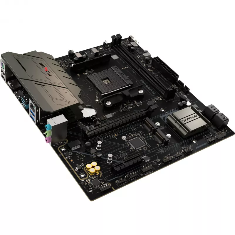 SAPPHIRE PULSE B550M AMD AM4 DDR4 Micro-ATX mātesplate