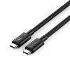 SATECHI Thunderbolt 5 Pro kabelis 1m USB-C uz USB-C – 120Gbps, 240W, melns