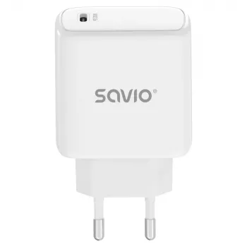 SAVIO LA-14 20W sienas lādētājs ar Power Delivery 3.0
