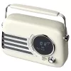 SAVIO RS-04 pārnēsājams DAB+ FM radio ar uzlādējamu akumulatoru, LCD displeju, diviem modinātājiem, melns