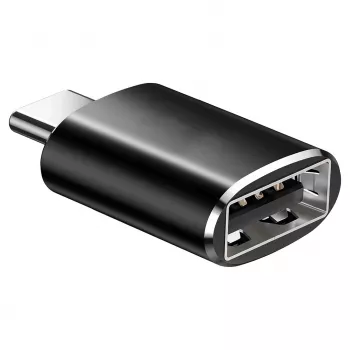 SAVIO TR-19 bezvadu CarPlay un Android Auto adapteris, USB-C, 5GHz Wi-Fi, Bluetooth 5.0, melns