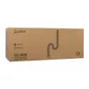 Sbox CC-1016B kabeļu vadības spirālveida aptinums melns 1,5 m 16 mm