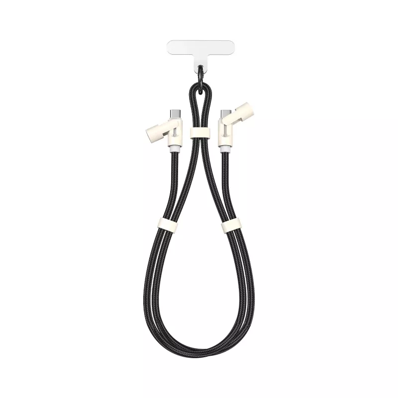 SBOX LANYARD BLACK USB-C to USB-C Cable 1.5m Black
