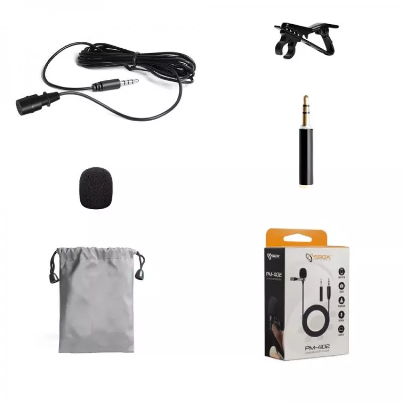 SBOX PM-402 Gāzes atsperes viena monitora roka galda stiprinājums 17-32 collu ekrāniem, 9 kg, VESA 75/100, skava un caurums, melna