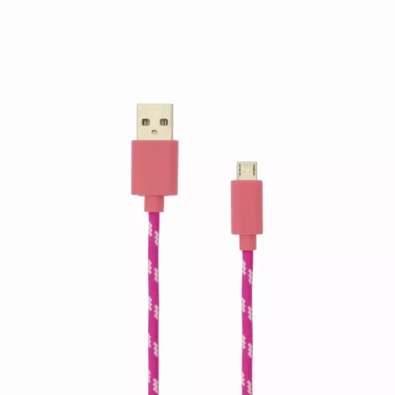 SBOX USB-1031P USB uz Micro USB kabelis 1m Rozā
