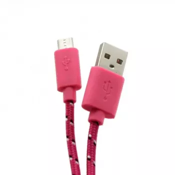 SBOX USB-1031P USB uz Micro USB kabelis 1m Rozā