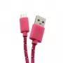 SBOX USB-1031P USB uz Micro USB kabelis 1m Rozā