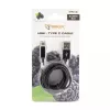 SBOX USB-TYPEC-15B USB-A uz USB-C kabelis 1,5 m kazenes melns
