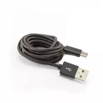 SBOX USB-TYPEC-15B USB-A uz USB-C kabelis 1,5 m kazenes melns