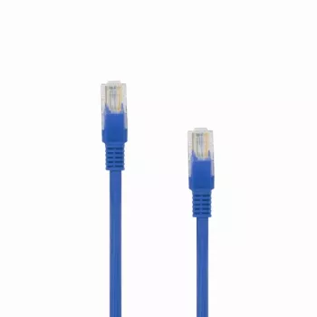 SBOX UTP-05BL/R CAT5e UTP komutācijas kabelis 0.5m zils RJ45 Ethernet kabelis