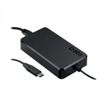 SBS Universal USB-C klēpjdatora strāvas adapteris 100W 3m melns