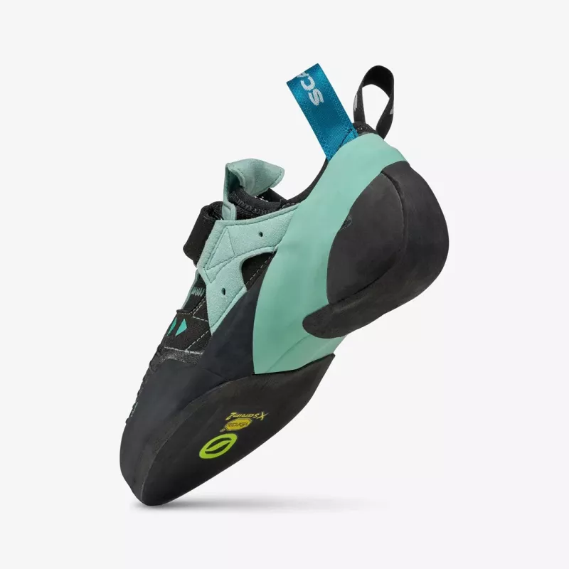 Scarpa Instinct VS sieviešu klinšu kāpšanas apavi, 36.5, melni/akva