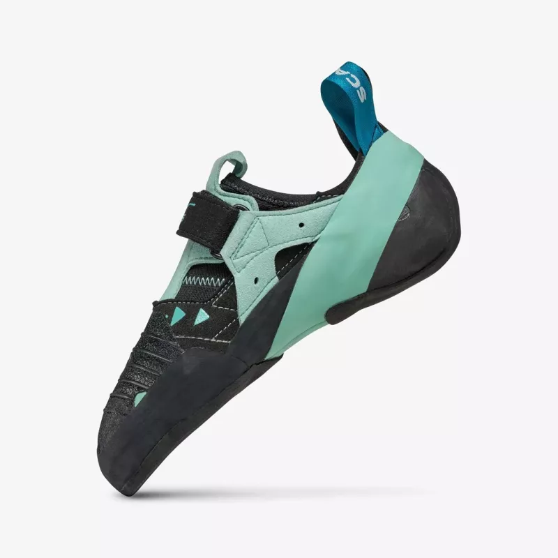 Scarpa Instinct VS sieviešu klinšu kāpšanas apavi, 36.5, melni/akva
