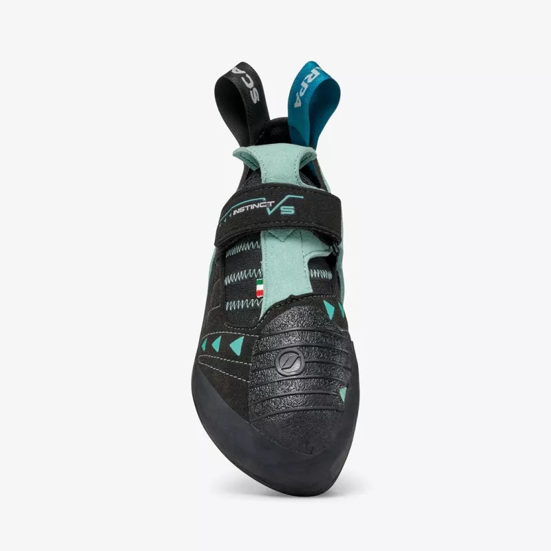 Scarpa Instinct VS Sieviešu kāpšanas kurpe, 37.5, Melna - Aqua