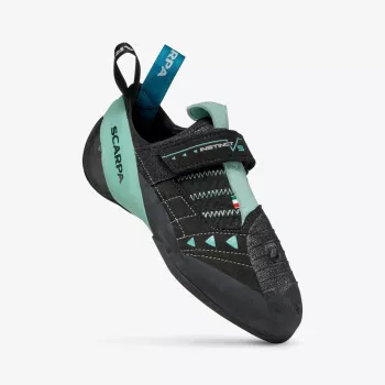 Scarpa Instinct VS Sieviešu kāpšanas kurpe, 37.5, Melna - Aqua