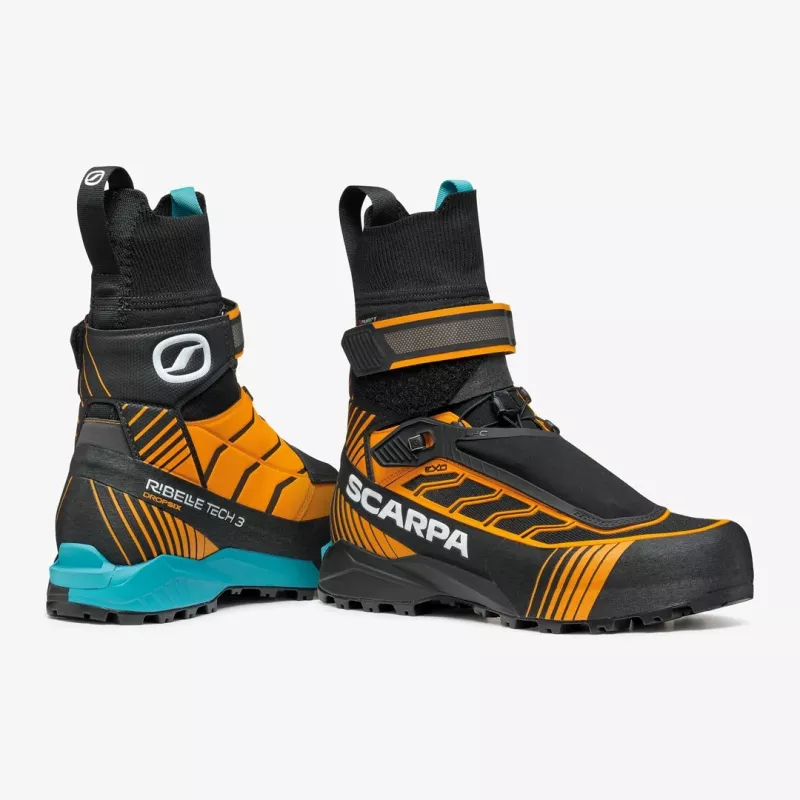 Scarpa Ribelle Tech 3 HD Kāpšanas zābaki - Melns/Spilgti oranžs - 38. izmērs (EU)